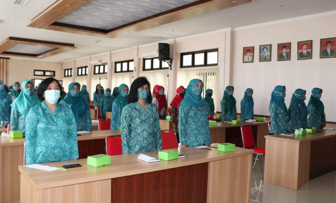 Pelatihan Kader PKK Pro Sehat Kendali COVID-19